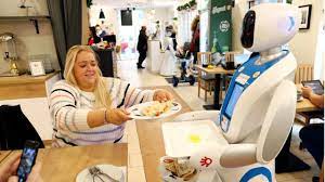 Robots serve food to diners at recently opened Noida restaurant