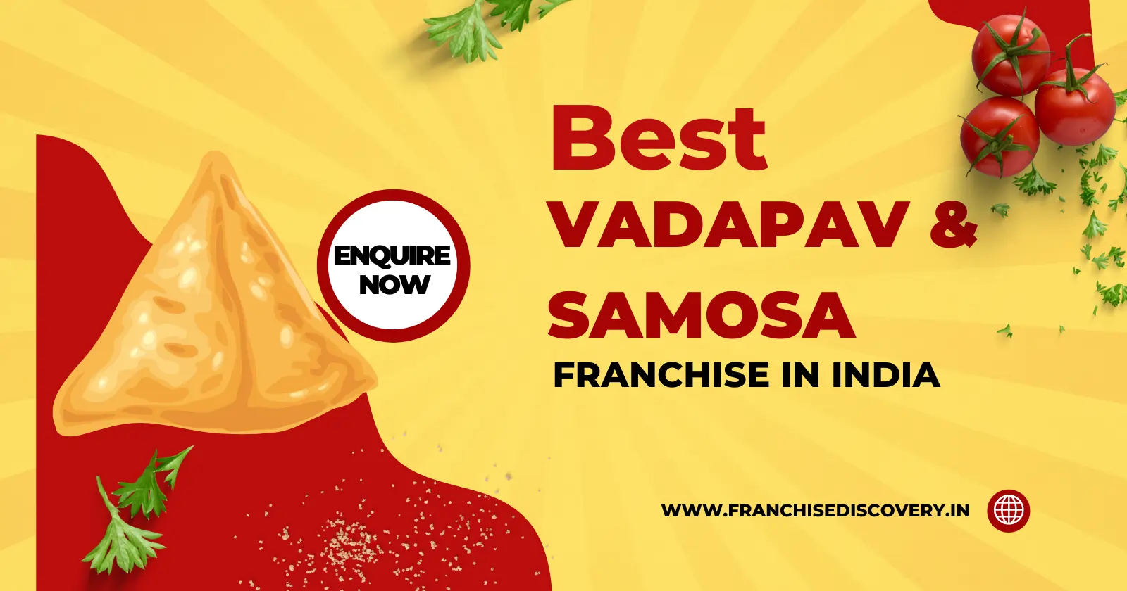 Best Samosa and Vadapav franchise brands in India