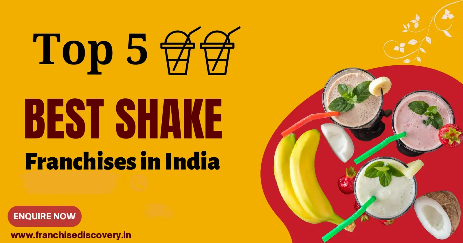  Top 5 best shake franchise opportunity in India- A Delicious Investment
